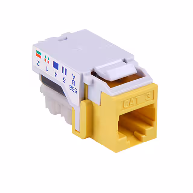 RJ11FC3-YEL HellermannTyton  Inserciones Keystone